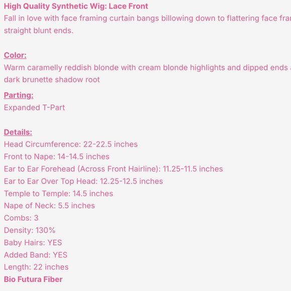 NWT (with modifications) Chelsey Smith Crowns Pauleen Carmel Latte Wig - Picture 13 of 13